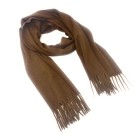50% Cashmere 50% Angora Unisex Winter Scarf - Vicuna